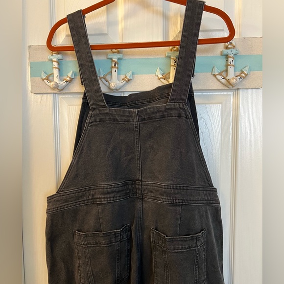 Boden Charcoal Denim Overalls for Women Sz 14 - Picture 5 of 11